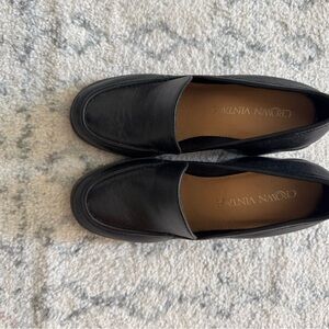 Crown Vintage Women’s Classic Black Slip-Ons